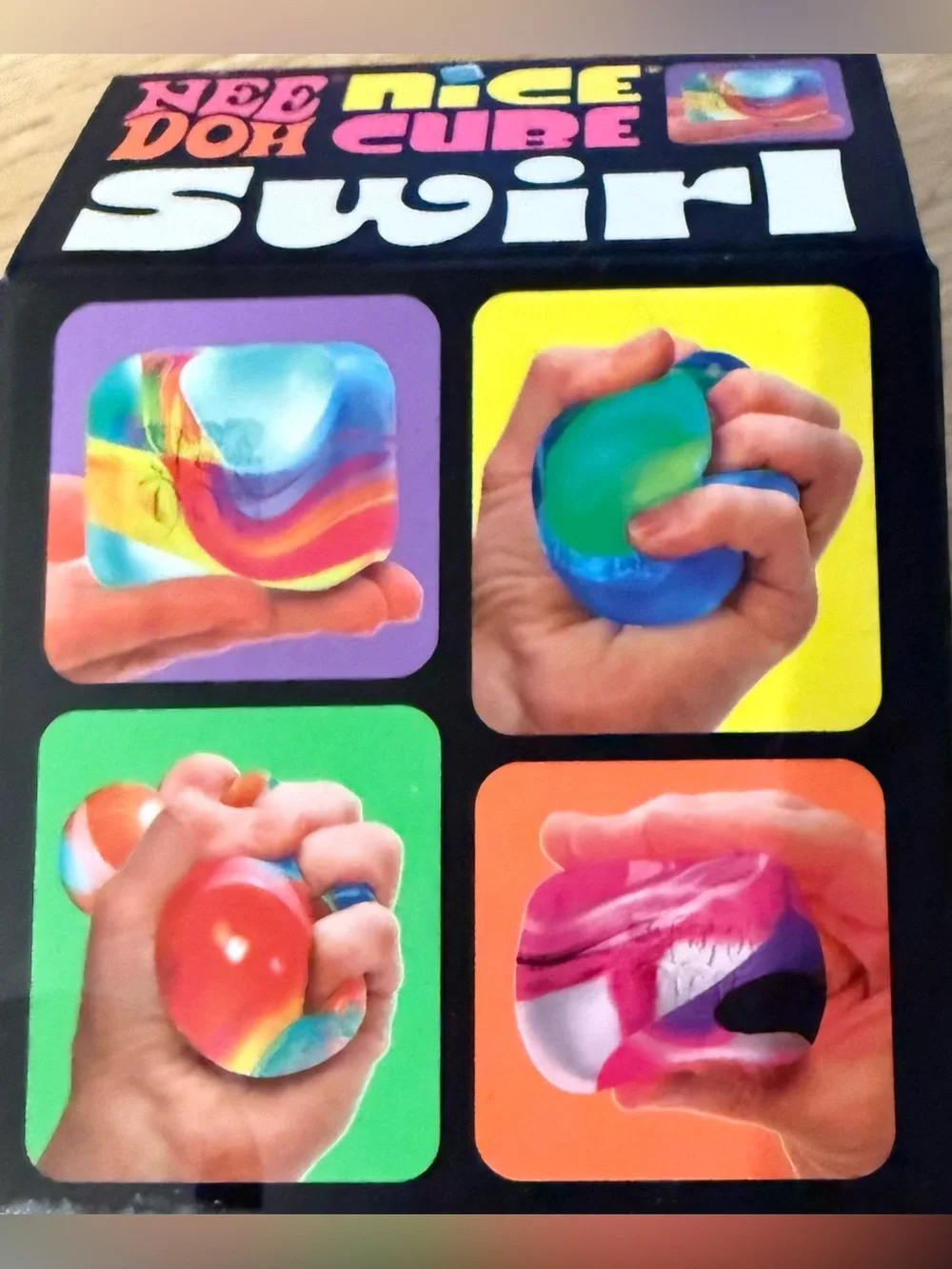 SCHYLLING NEEDOH ORIGINAL NICE CUBE SWIRL SUPER SOLID SQUISH TOY TRENDING NIB